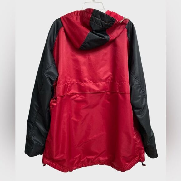 Nike 1/4 Zip Pullover Windbreaker Rain Jacket Men's Size XL Hooded Pockets Lined - Picture 9 of 15